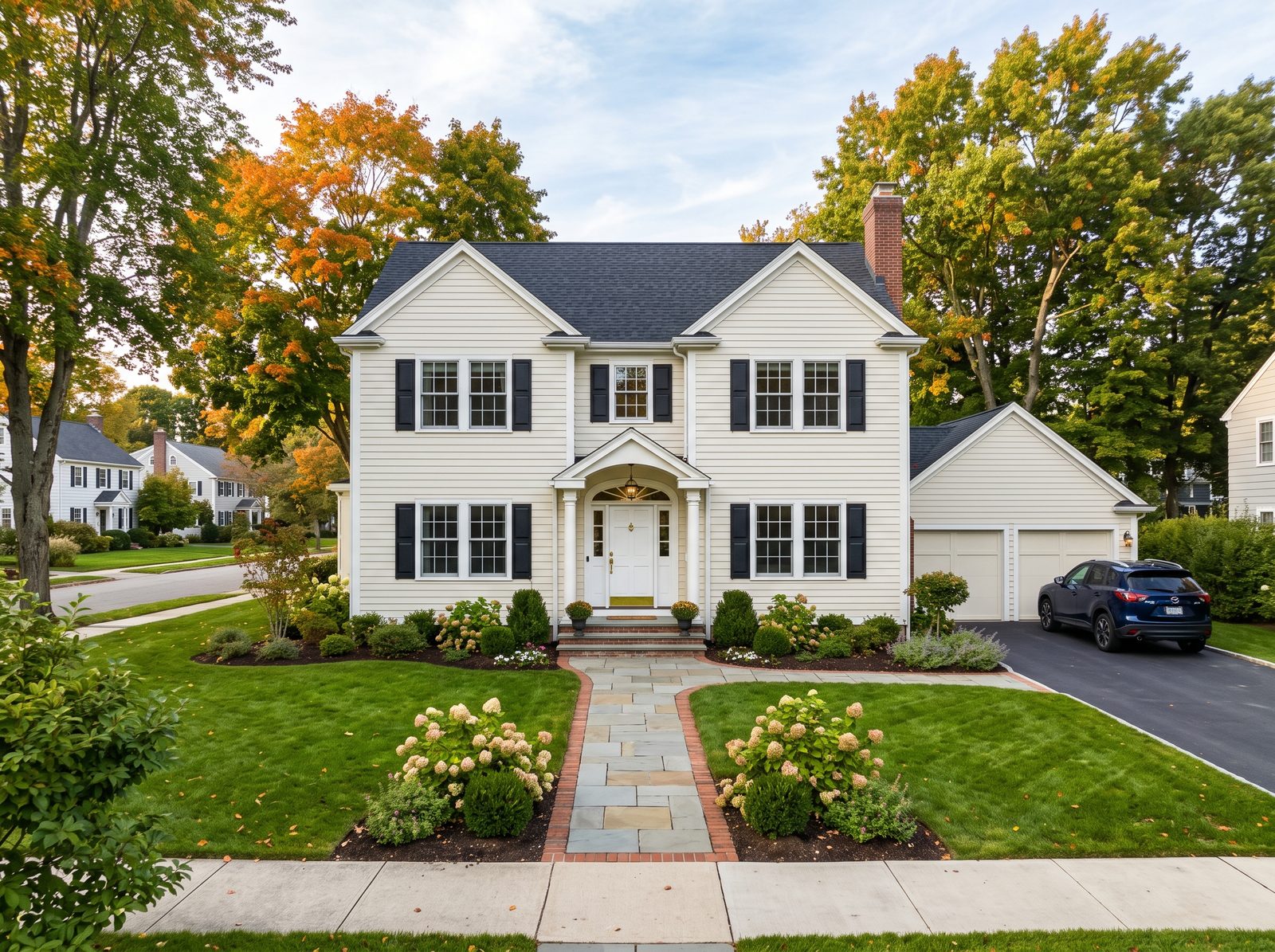 Two-story colonial home