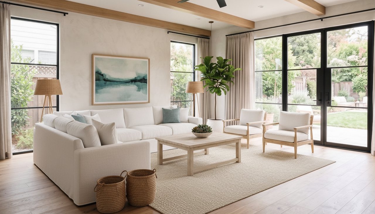 Coastal Contemporary staging