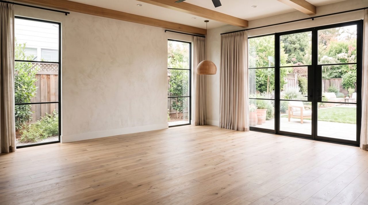 An empty living room