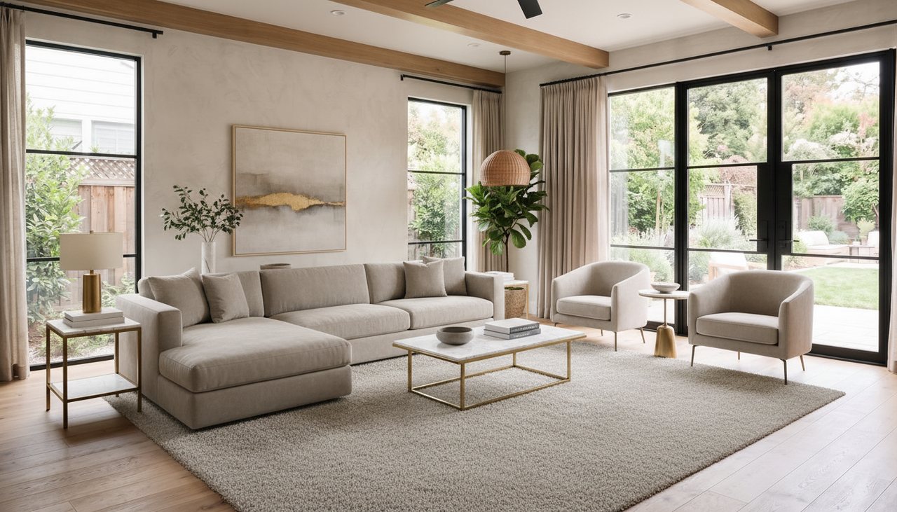 Soft Contemporary Luxury staging