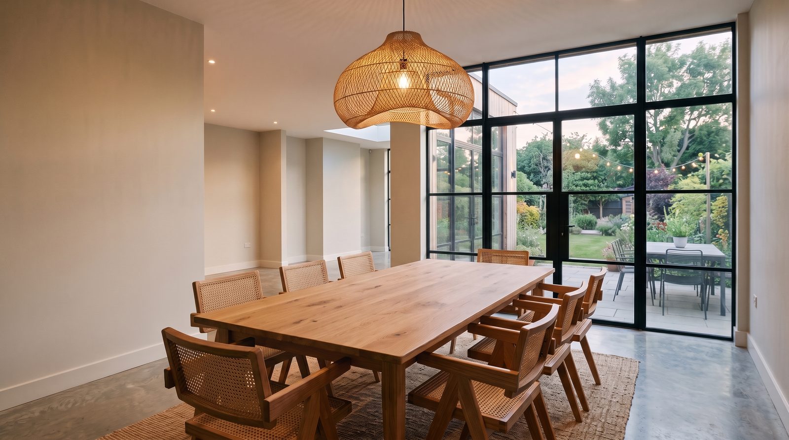 Empty dining area